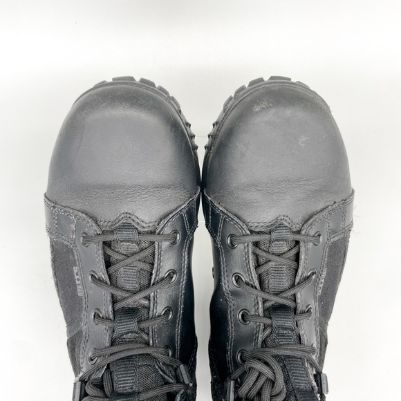 5.11 Tactical A/T 6 Zip Boots Black Leather Mens 10.5 GCB Military Work Shoes main image 5
